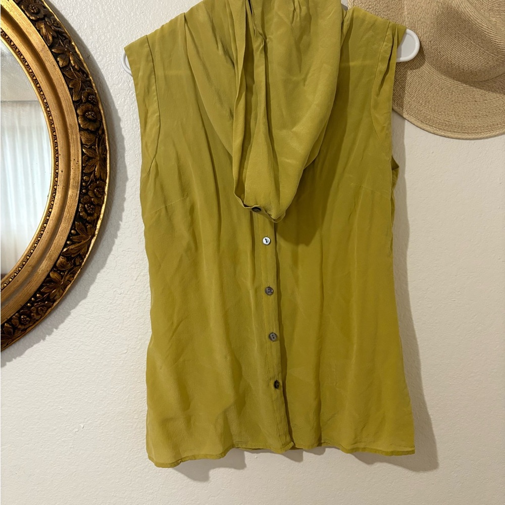 Olive Sleeveless Women's Top